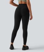 Halara UltraSculpt™ Legging de yoga 7/8 taille haute ventre plat avec maille respirante et boucle