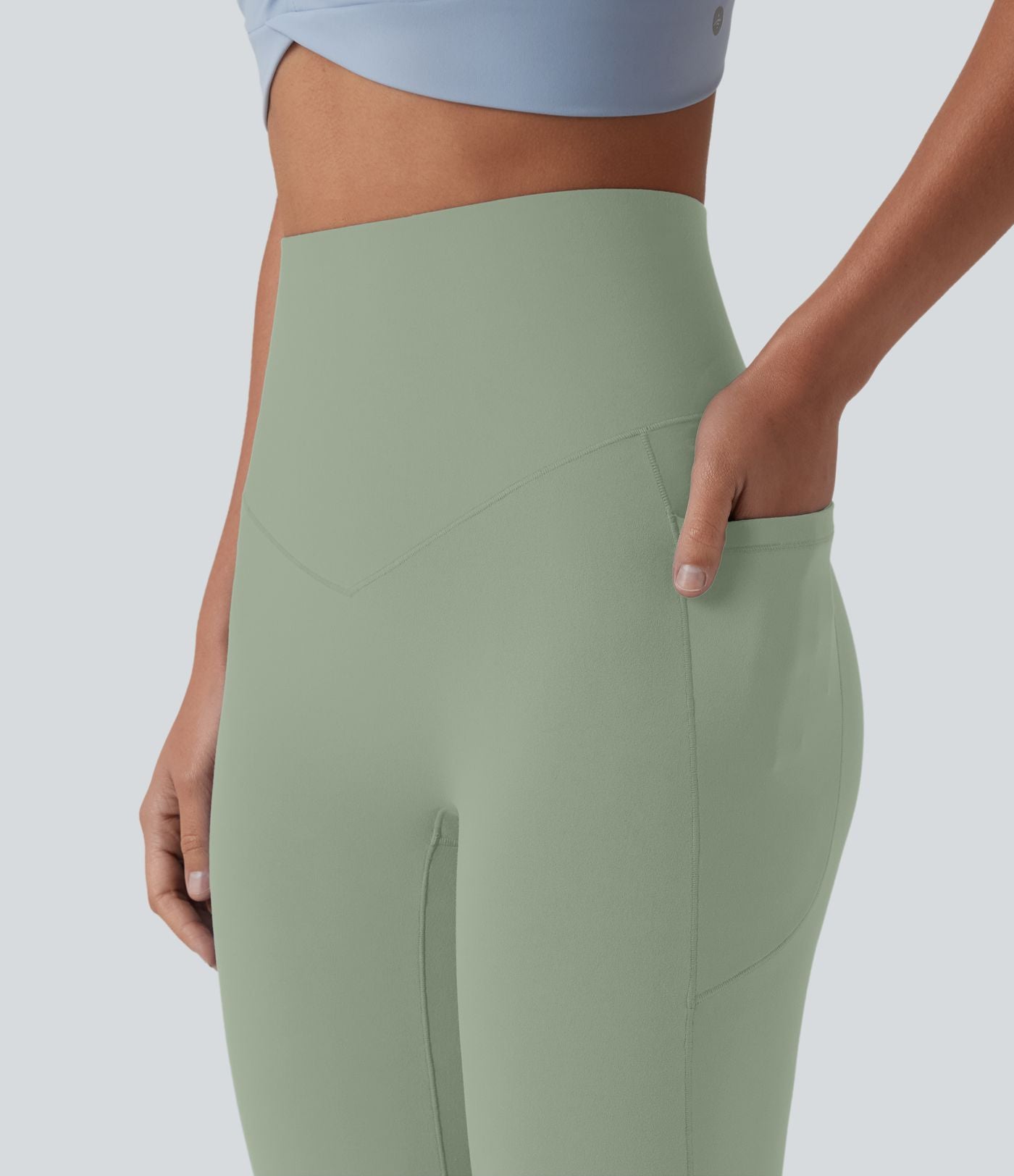 Jogging ballon danse SoftlyZero™ taille haute gainant avec poches