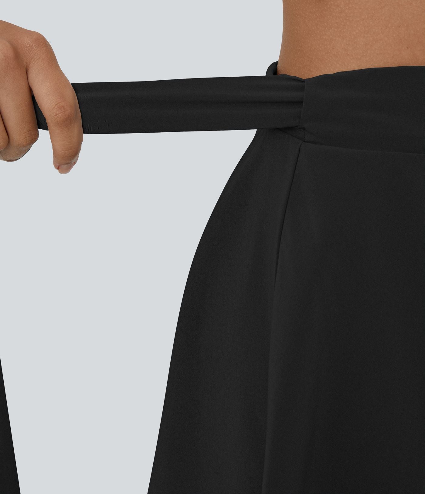 Breezeful™ Jupe Évasée Casual Taille Haute 2 en 1 Poche Latérale Séchage Rapide