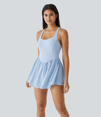 Robe de sport mini 2-en-1 Breezeful™ corset fluide séchage rapide avec poche padel/pickleball A-C