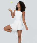 Breezeful™ Robe Sport Tennis Mini Dos Nu Ourlet avec Poches 2 en 1 Séchage Rapide