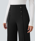 Pantalon tailleur large gainant taille haute Halara Flex™