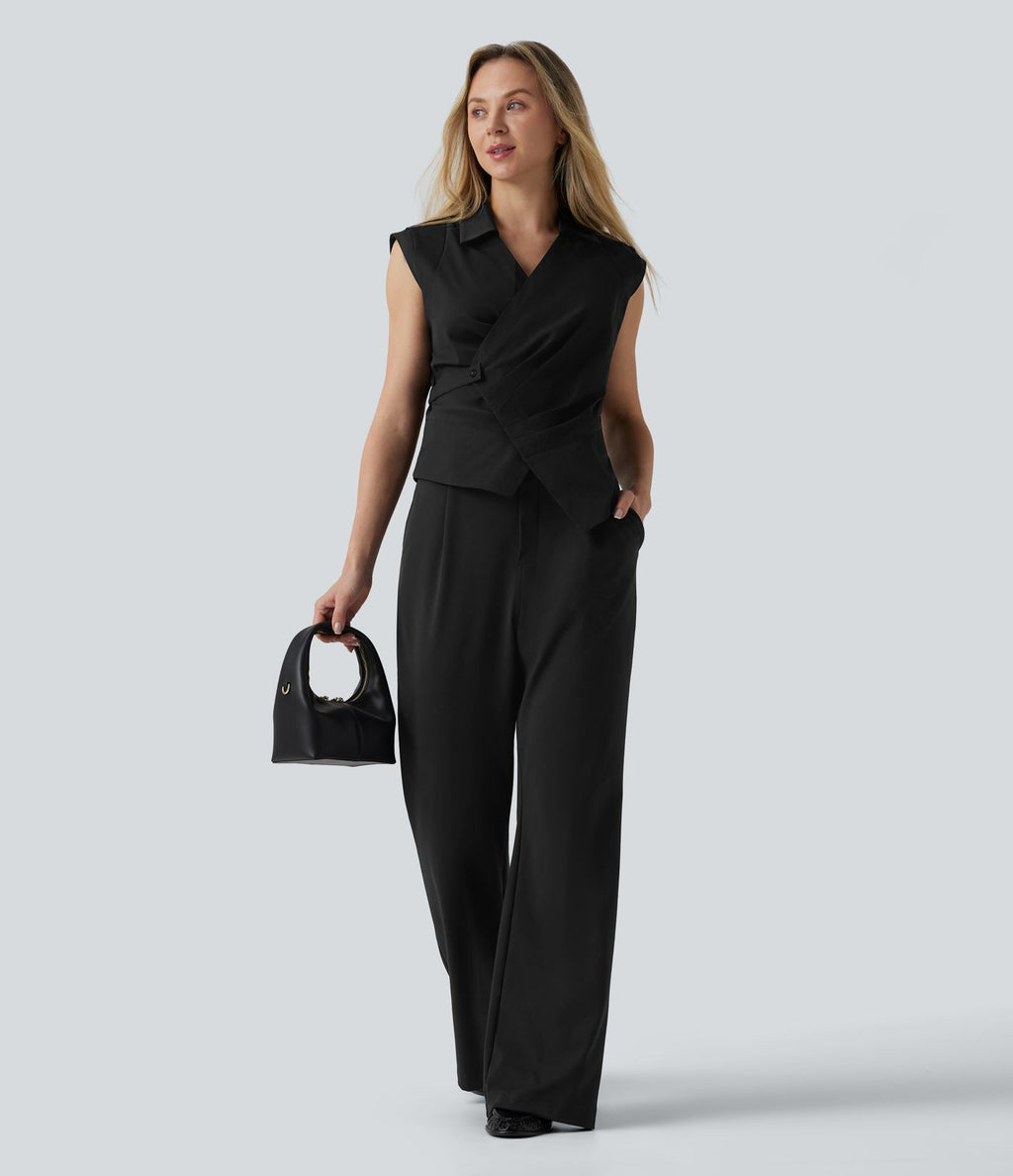 Chemise de travail sans manches portefeuille