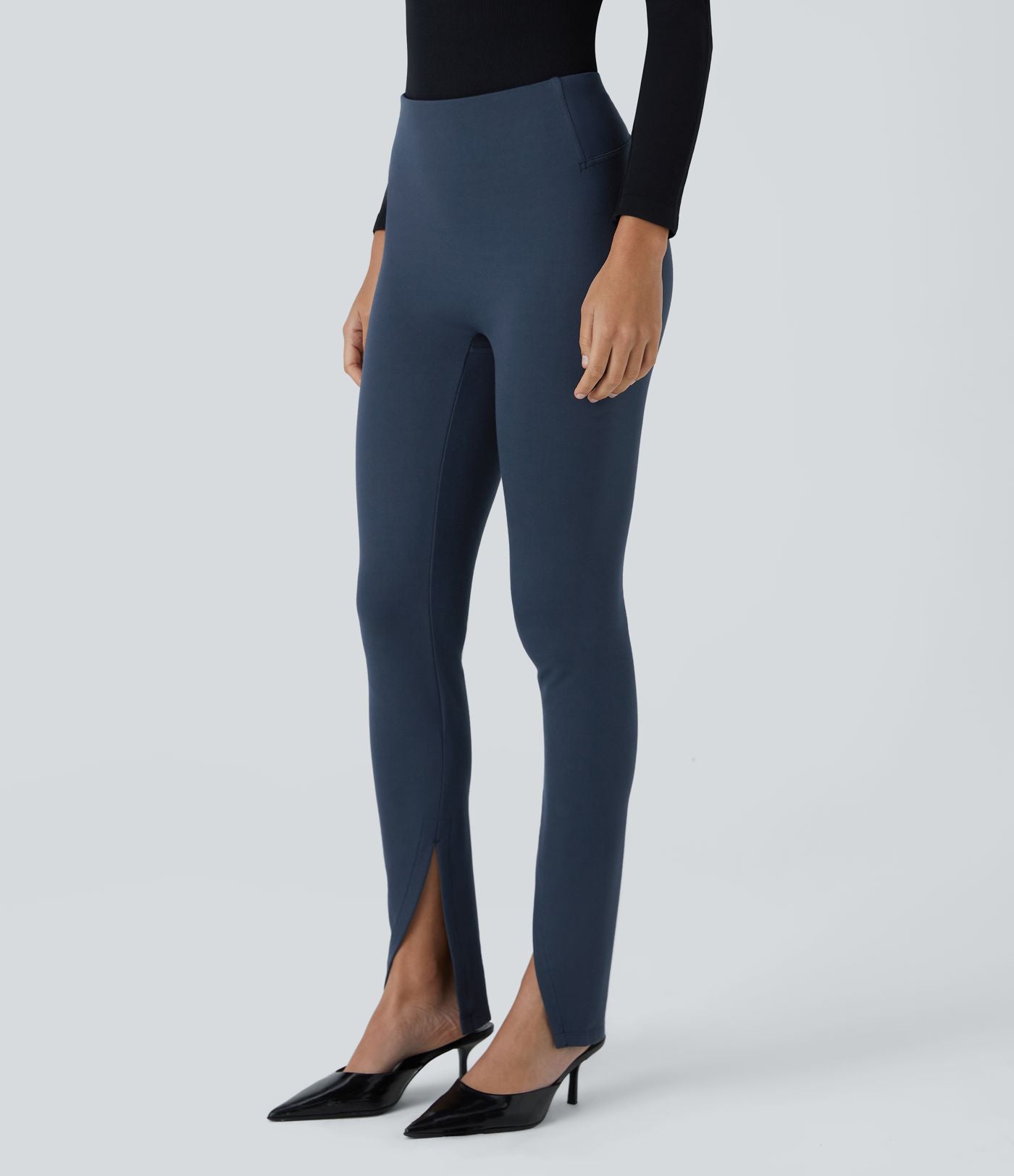 Pantalon tailleur devant taille haute Halara Flex™