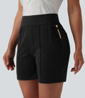 Short de golf séchage rapide taille mi-haute avec poches 12,5 cm - Golf Tee - UPF40+