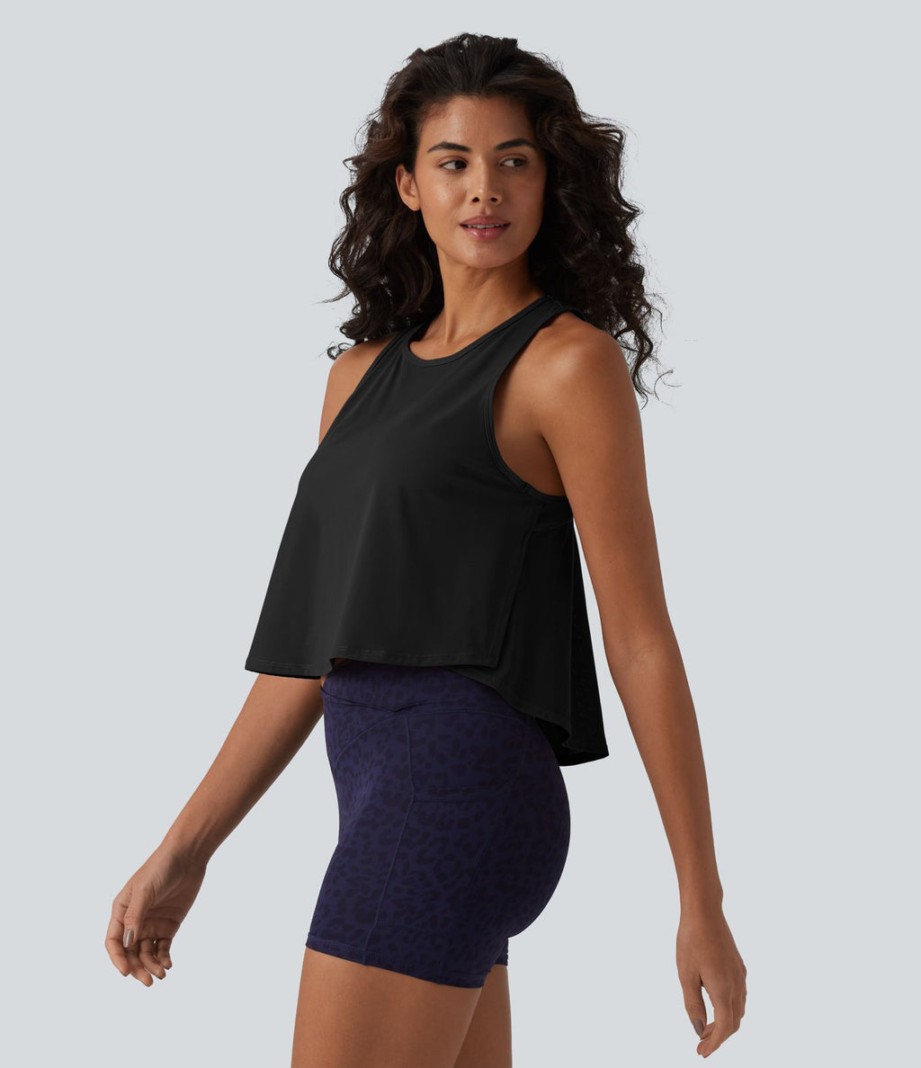 Débardeur running col rond dos nageur mesh respirant effet frais InstantCool séchage rapide, protection solaire UPF50+