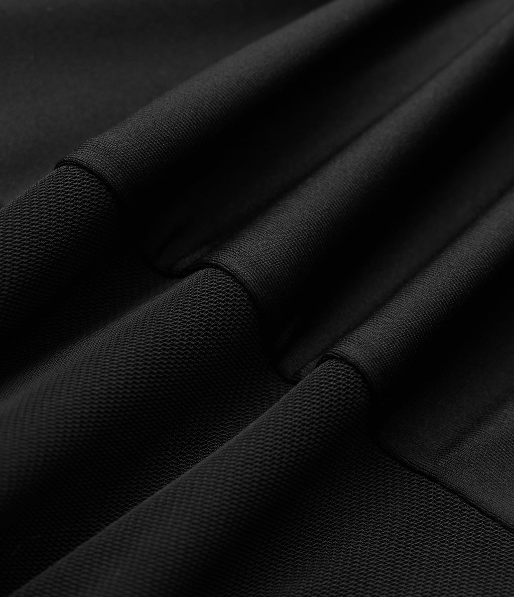 Haut de sport yoga SoftlyZero™ Airy col rond sans manches mesh contrastant effet frais InstantCool