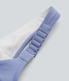 Brassière de yoga Halara UltraSculpt™ maintien moyen zippée avec coussinets amovibles
