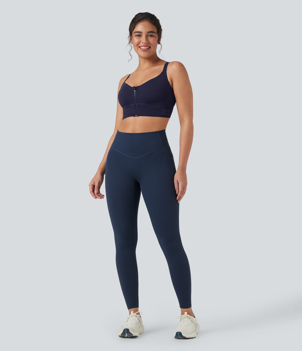 Brassière de sport course SpeedWave™ soutien intermédiaire push-up zip boucle réglable séchage rapide bonnets A-C
