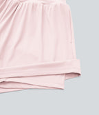 Short tailleur 2-en-1 Cool Touch yoga taille très haute Softlyzero™ Airy grande taille 17,5 cm avec poches