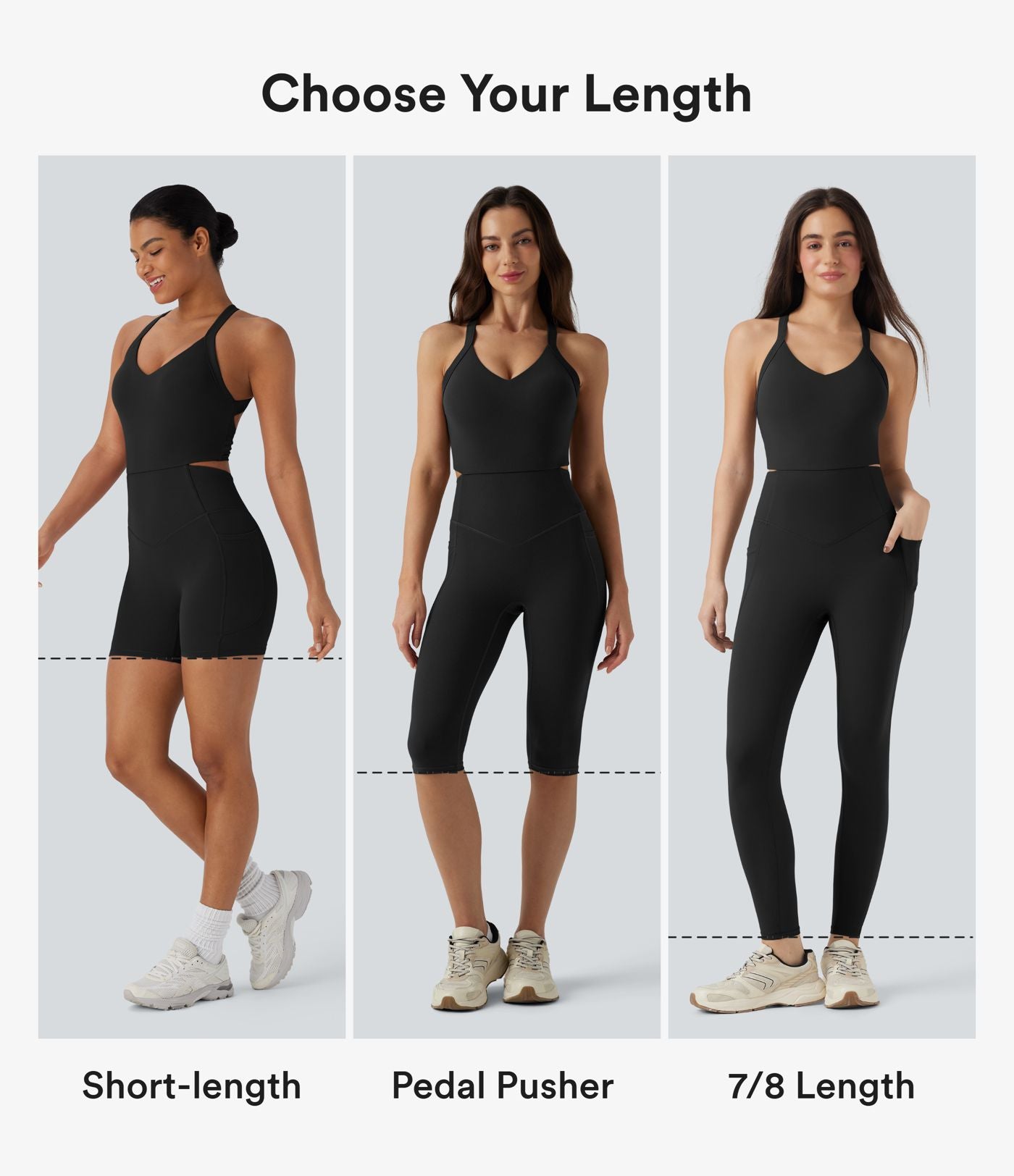 Combinaison-pantalon d'entraînement gainante avec poches - Édition Easy Peasy Halara UltraSculpt™