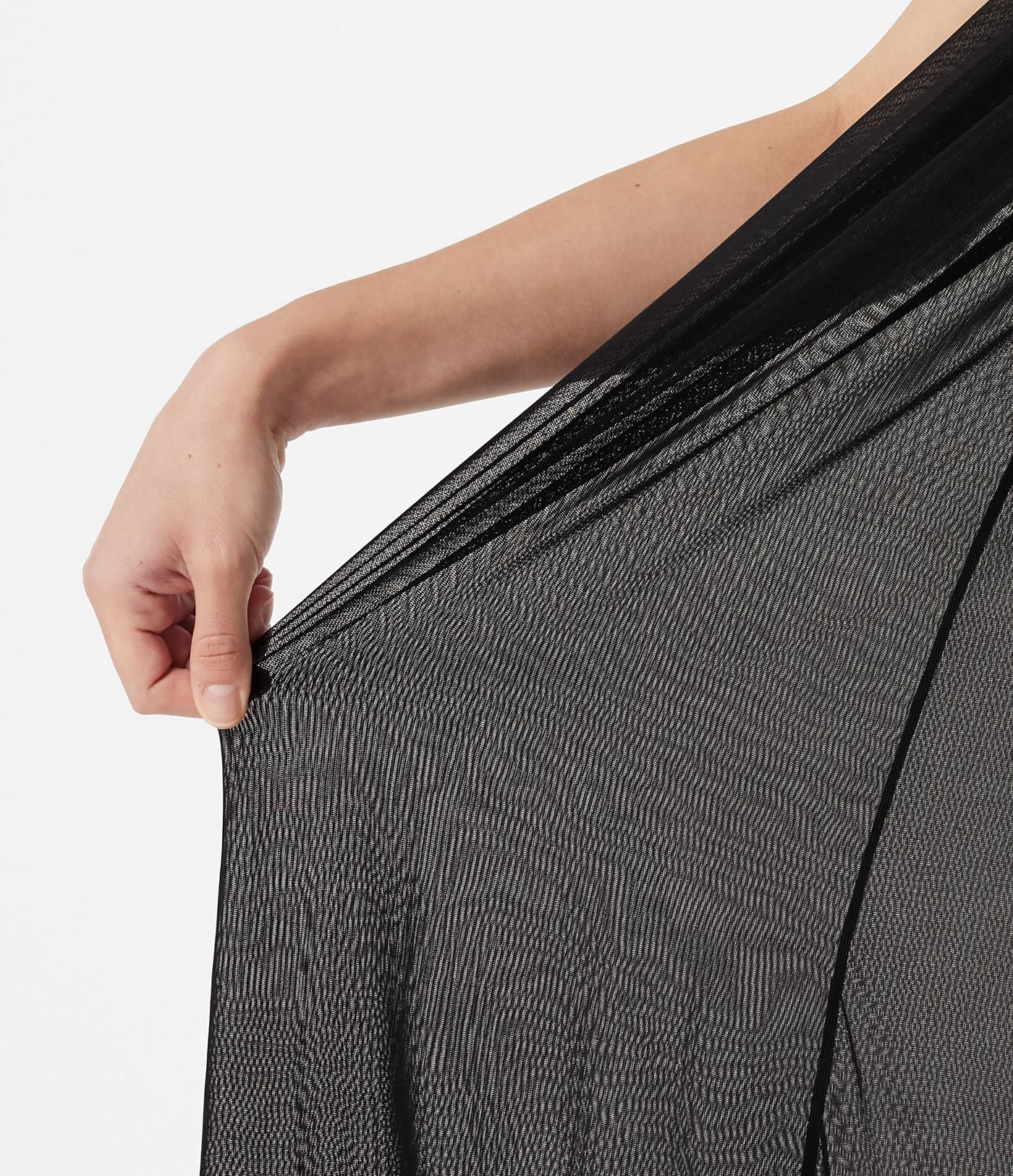 Robe nuisette mini de plage en mesh avec col V et dos noué