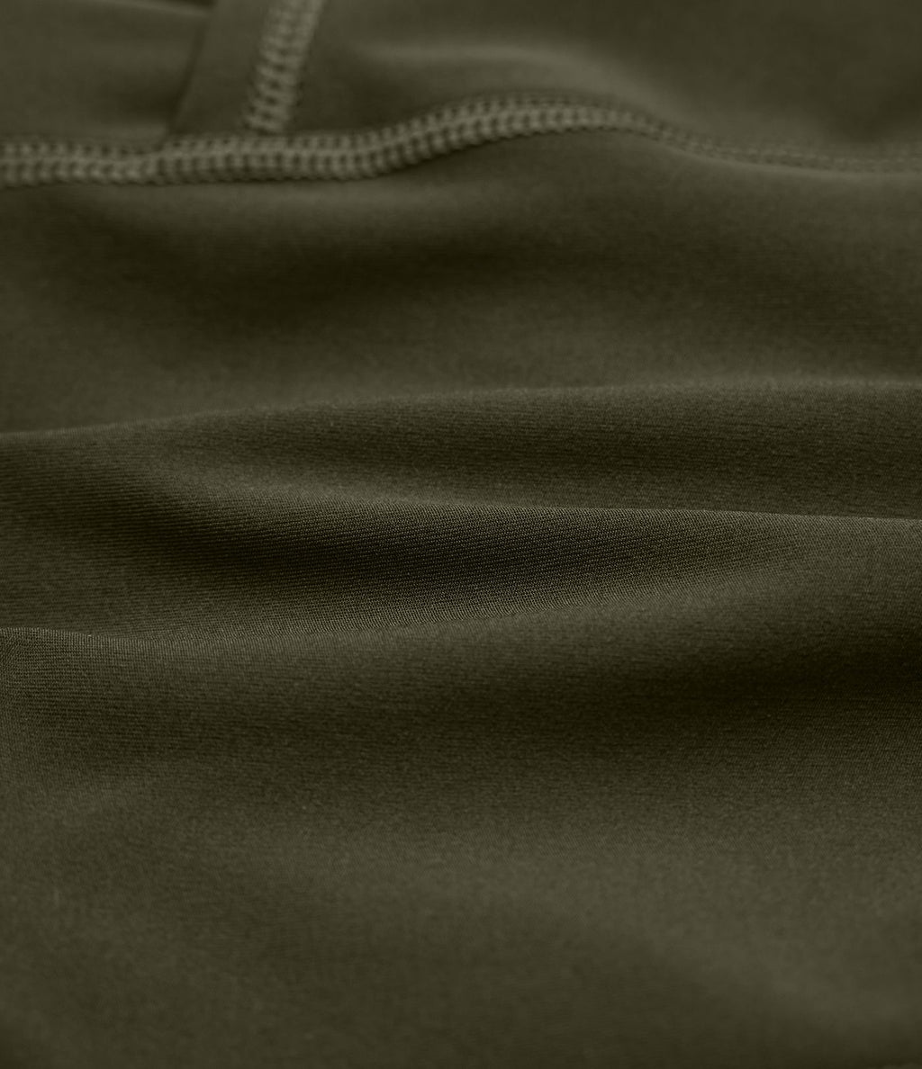 Legging de randonnée 7/8 résistant à l'usure taille haute avec poches