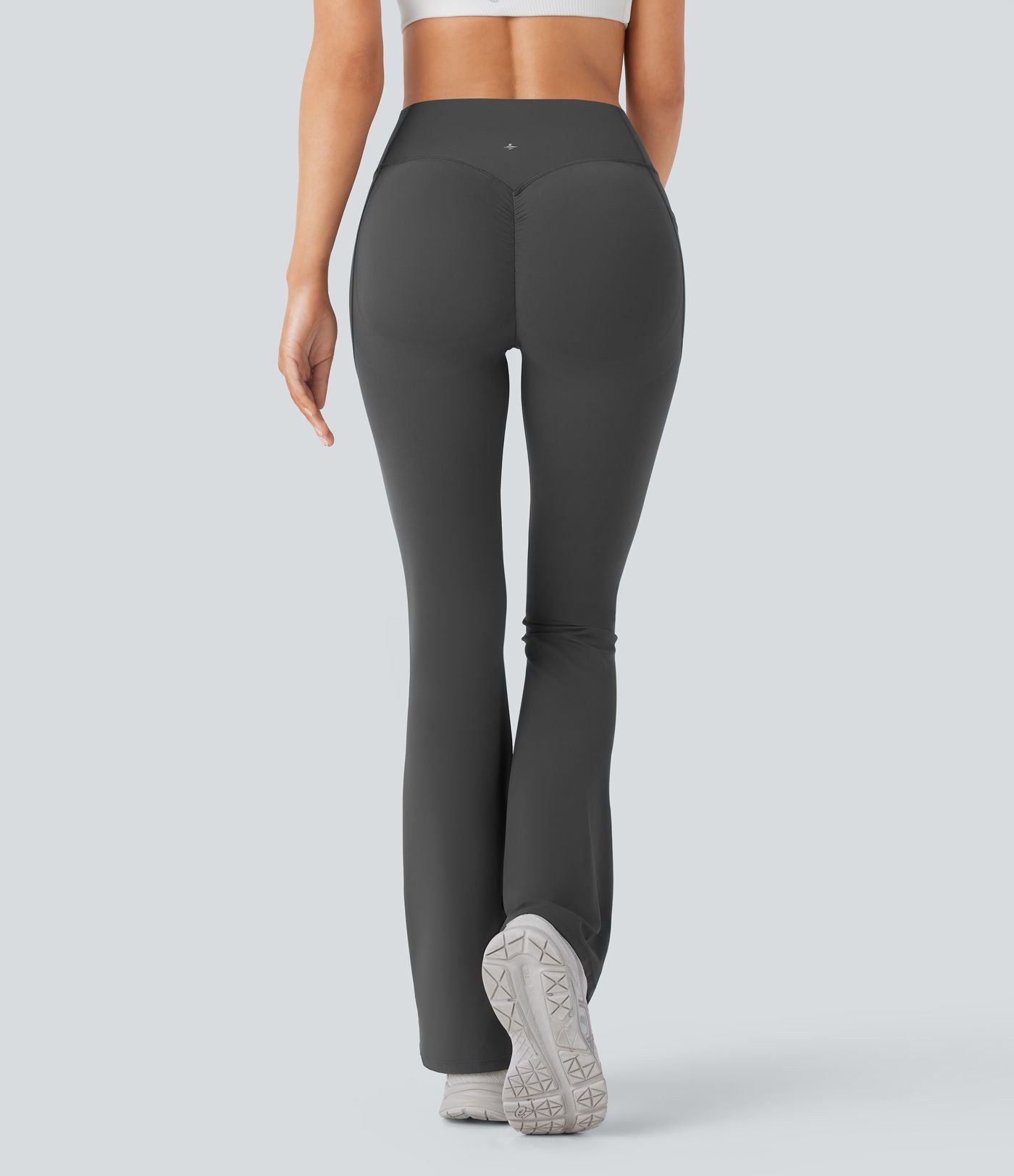 Pantalon de yoga à coupe bootcut gainant galbant taille haute avec effet scrunch et poches Halara UltraSculpt™