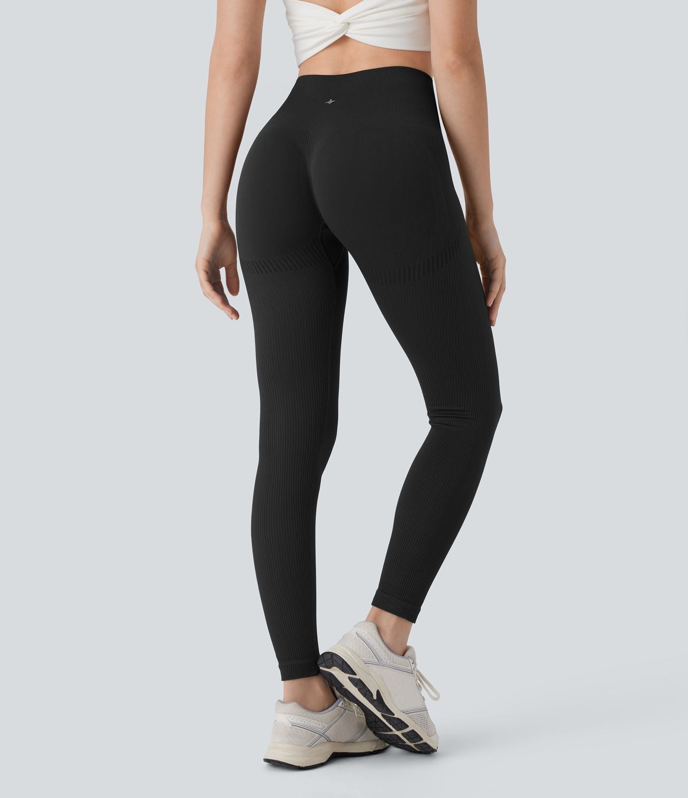 Legging de yoga 7/8 sans couture Seamless gainant et sculptant à taille haute
