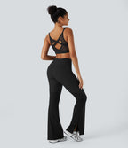 Brassière de sport yoga SoftlyZero™ Airy soutien léger mesh contrastant effet frais InstantCool, protection solaire UPF50+ bonnets A-D