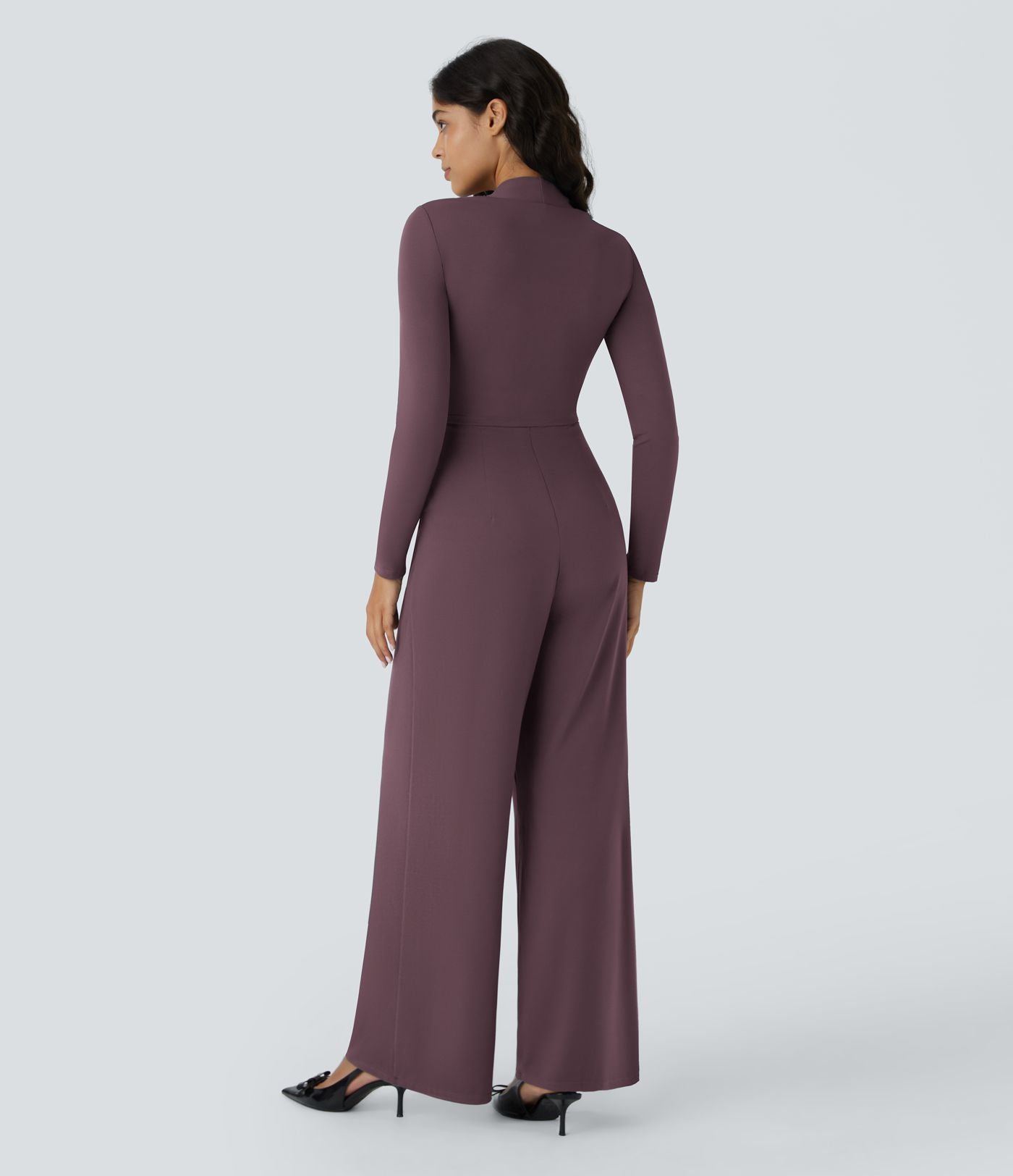 Combinaison de cérémonie à manches longues, coupe large avec poches latérales et zip invisible - Édition Easy Peasy