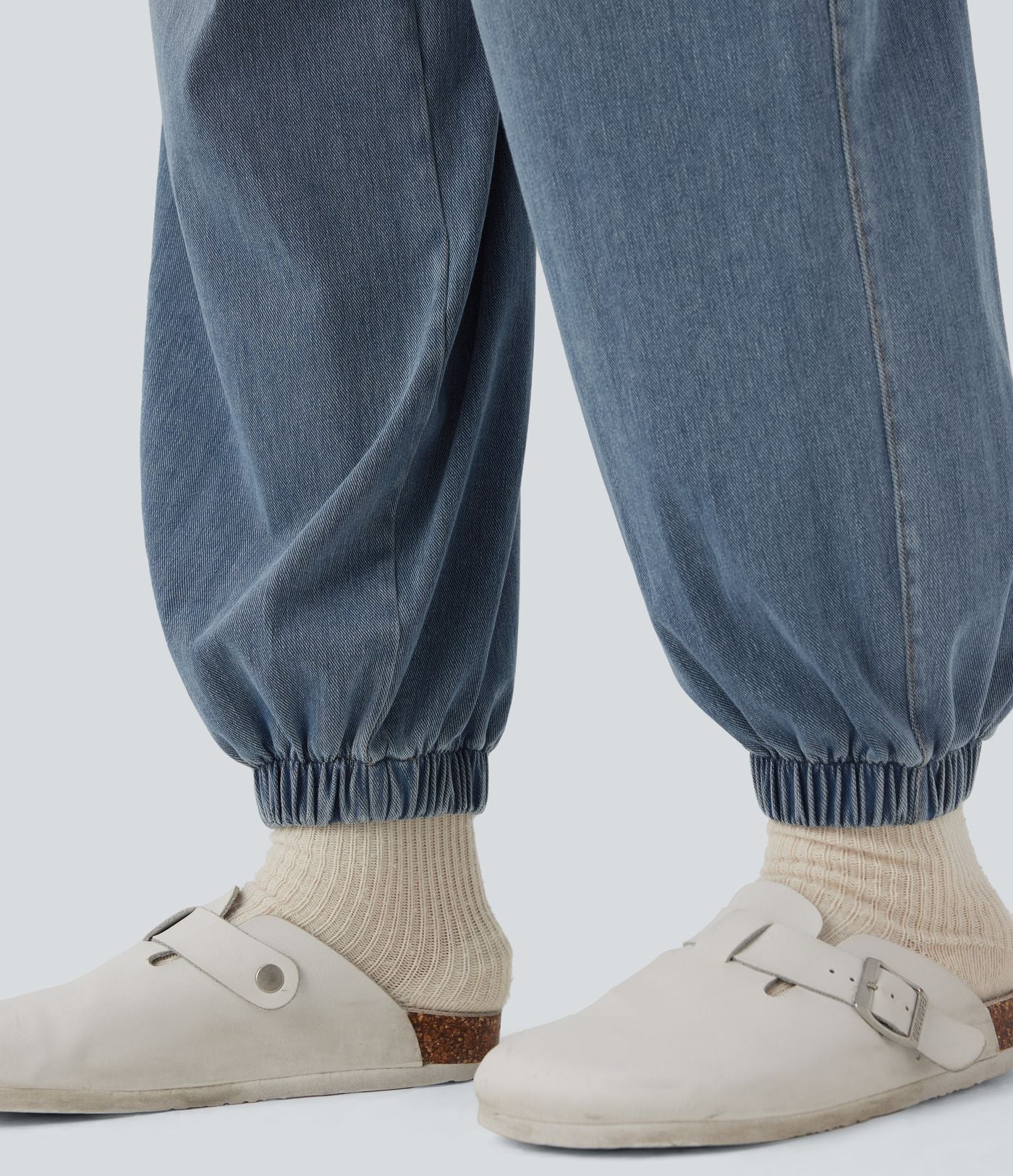Jean décontracté Halara Flex™ taille mi-haute avec cordon de serrage et pochesns