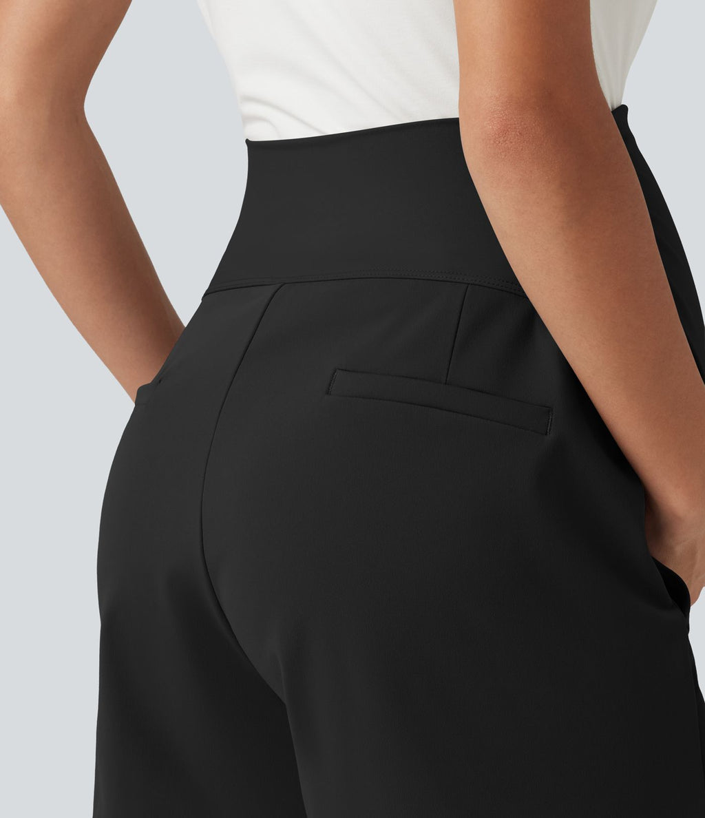 Short habillé de grossesse DayStretch 10 cm taille très haute coupe ample avec fronces et poches