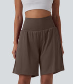 Short de yoga 2-en-1 SoftlyZero™ Airy taille très haute effet frais InstantCool 22,8 cm avec poches