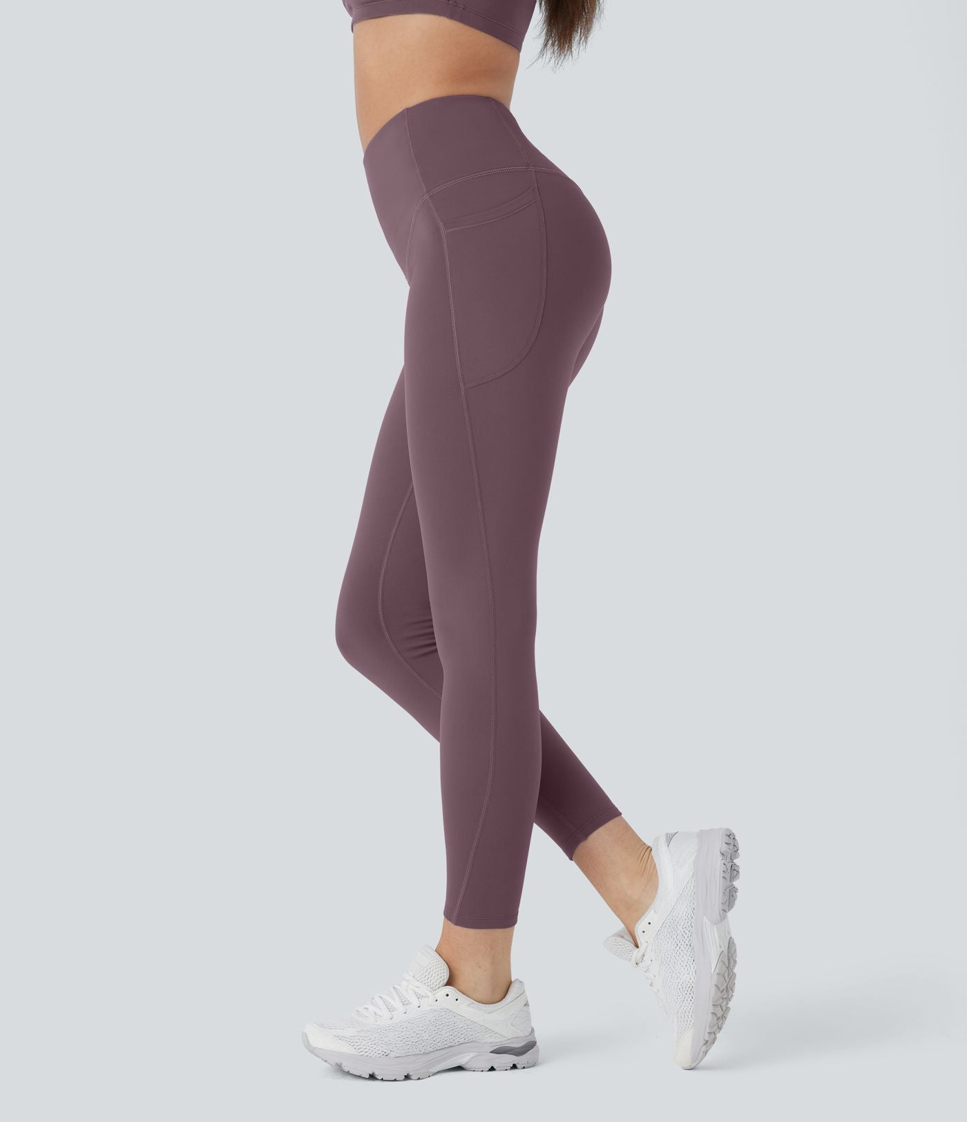 Legging de sport taille haute gainant et thermique Softlyzero™ avec poches