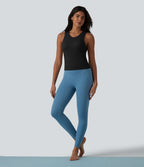 Débardeur de yoga sans couture OneForm Seamless Flow col rond avec soutien-gorge intégré