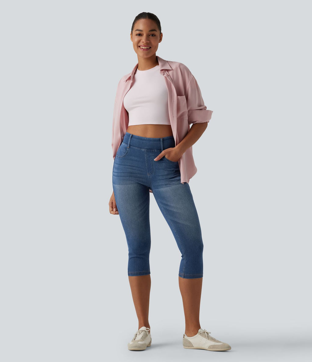 Jegging capri Halara Flex™ taille haute décontracté avec poches