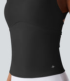 Débardeur yoga SoftlyZero™ Plush à découpes A-D