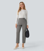 Pantalon tailleur fuselé 7/8 taille haute Halara Flex™ DayStretch avec poches