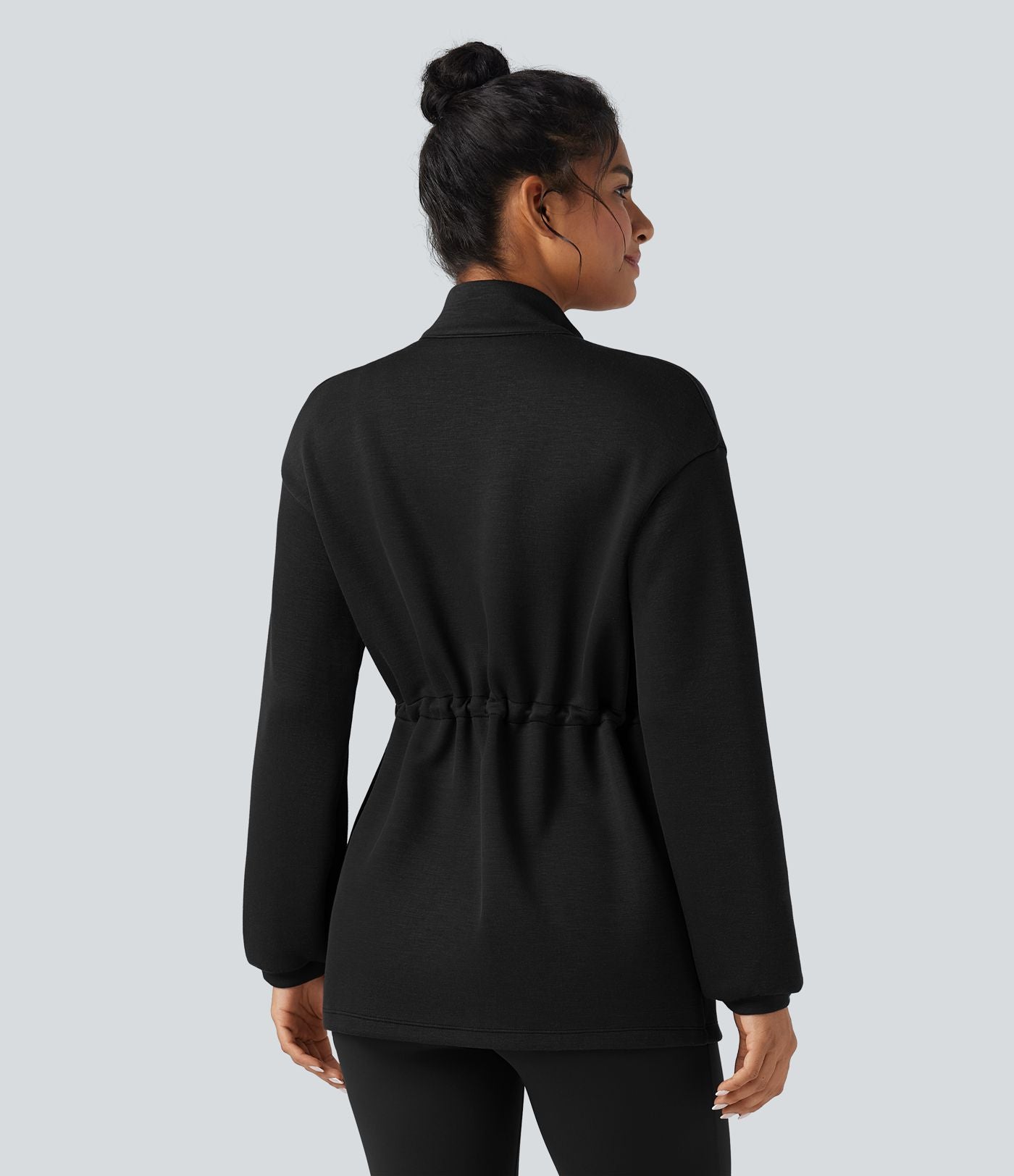 Veste décontractée SpacerTek™ col montant, manches longues avec cordon de serrage et poches