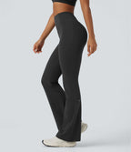 Pantalon de yoga à coupe bootcut gainant galbant taille haute avec effet scrunch et poches Halara UltraSculpt™