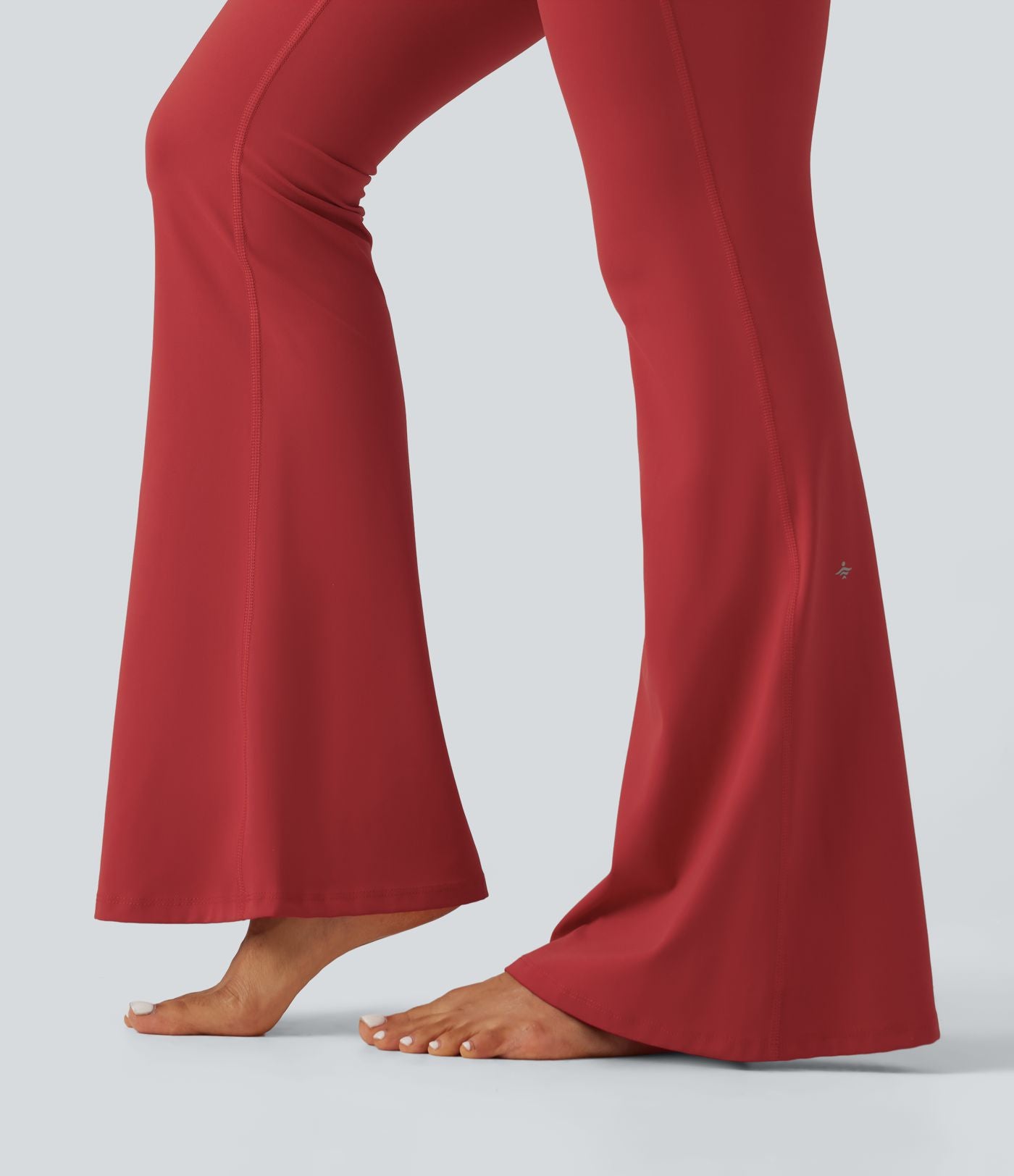 Halara UltraSculpt™ Legging évasé de yoga taille haute en V avec dentelle contrastée et poches
