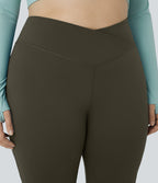 Legging évasé pleine longueur grande taille croisé taille haute DayStretch