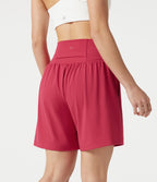 Short de yoga SoftlyZero™ Airy taille ultra-haute cordon 2-en-1 effet frais InstantCool 17,5 cm avec poches