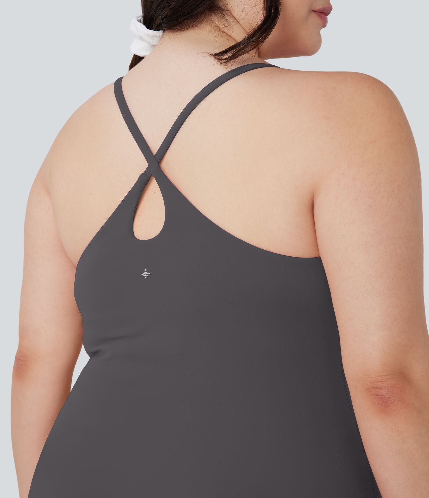Robe de sport grande taille dos nu Softlyzero™ Plush - longueur rallongée - Easy Peasy Edition