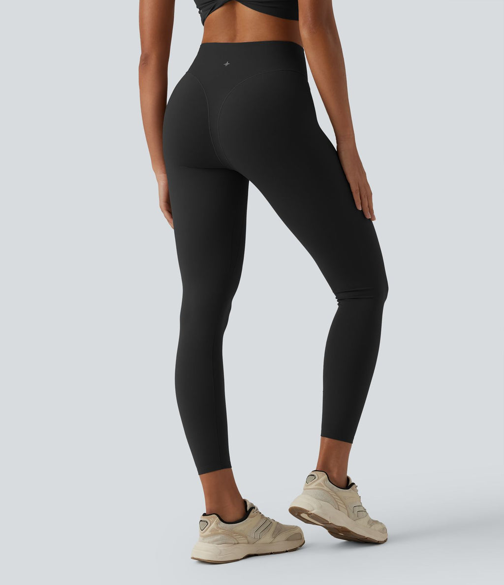 Legging de yoga 7/8 Halara UltraSculpt™ taille haute avec couture string et poche arrière