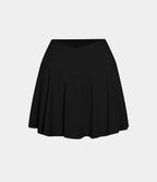 Jupe de tennis SoftlyZero™ Airy taille haute confortable 2-en-1 poches latérales croisées évasée effet frais