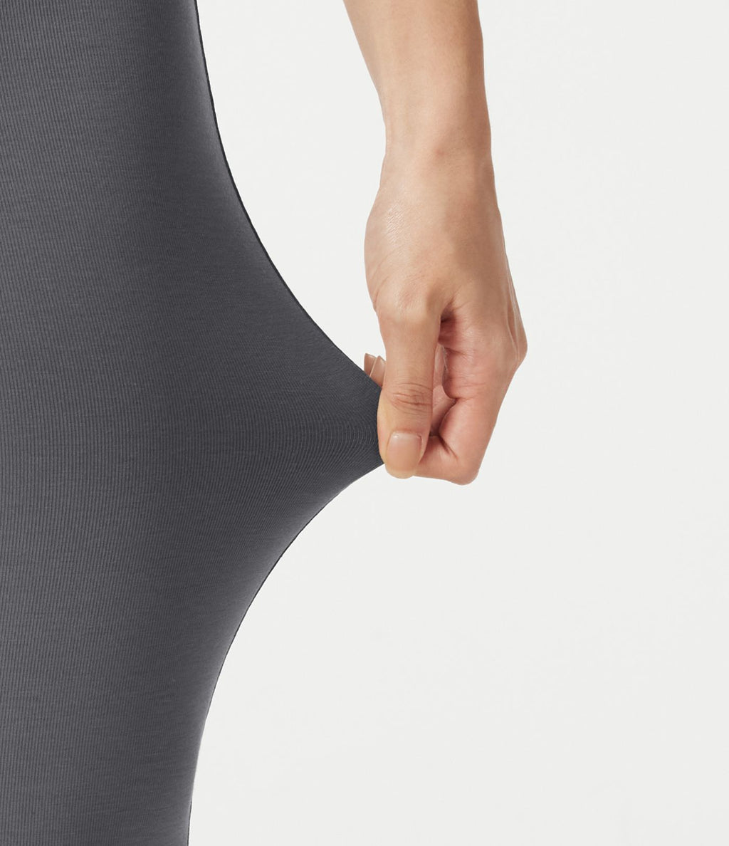 Pantalon bootcut décontracté, taille haute, à poches