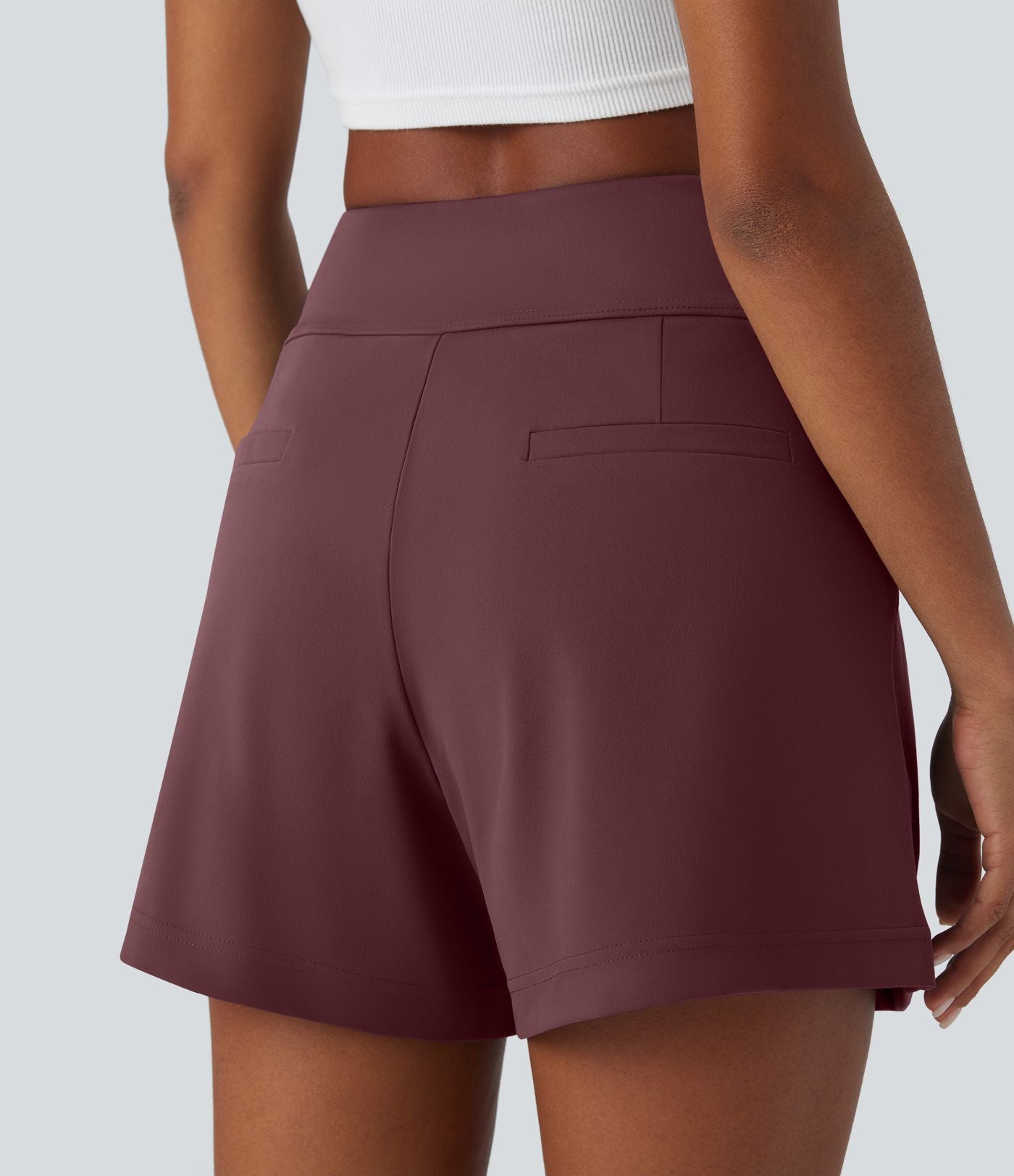 Short de travail large taille haute DayStretch avec poches