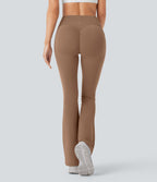 Pantalon de yoga à coupe bootcut gainant galbant taille haute avec effet scrunch et poches Halara UltraSculpt™