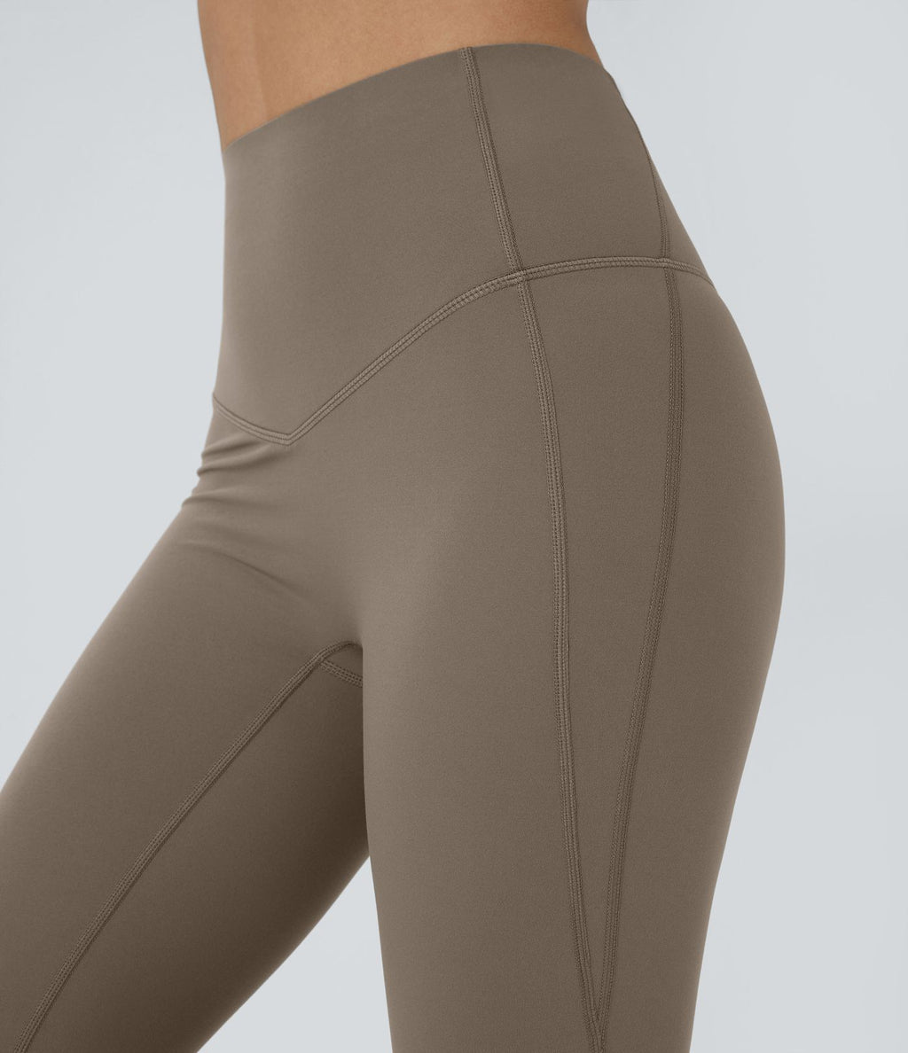 Pantalon 7/8 d'entraînement gainant galbant taille haute avec poches Halara UltraSculpt™