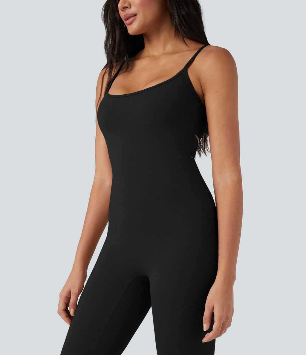Combinaison de yoga SoftlyZero™ Airy col U effet frais InstantCool, accès facile Easy Peasy, protection solaire UPF50+
