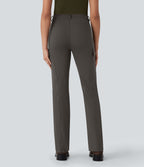 Pantalon cargo bootcut randonnée taille moyenne DayStretch avec poches