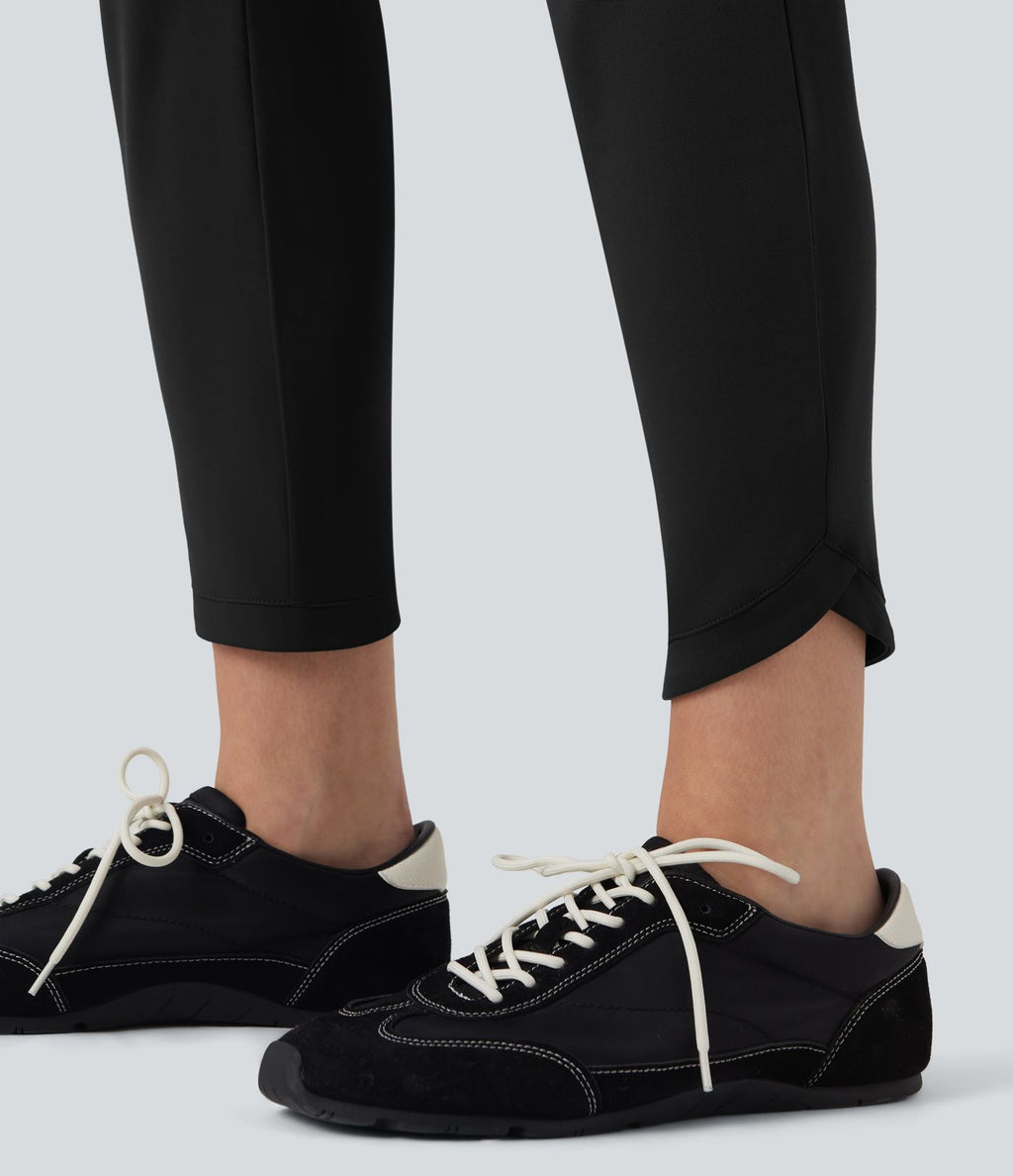 Pantalon fuselé croisé taille haute DayStretch avec poches