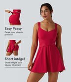 Robe de tennis 2-en-1 SoftlyZero™ Airy mini effet frais InstantCool avec poche, accès facile Easy Peasy, protection solaire UPF50+