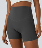 Short cycliste d'entraînement gainant taille haute UltraSculpt™ SoCinched à poches latérales 12,5 cm