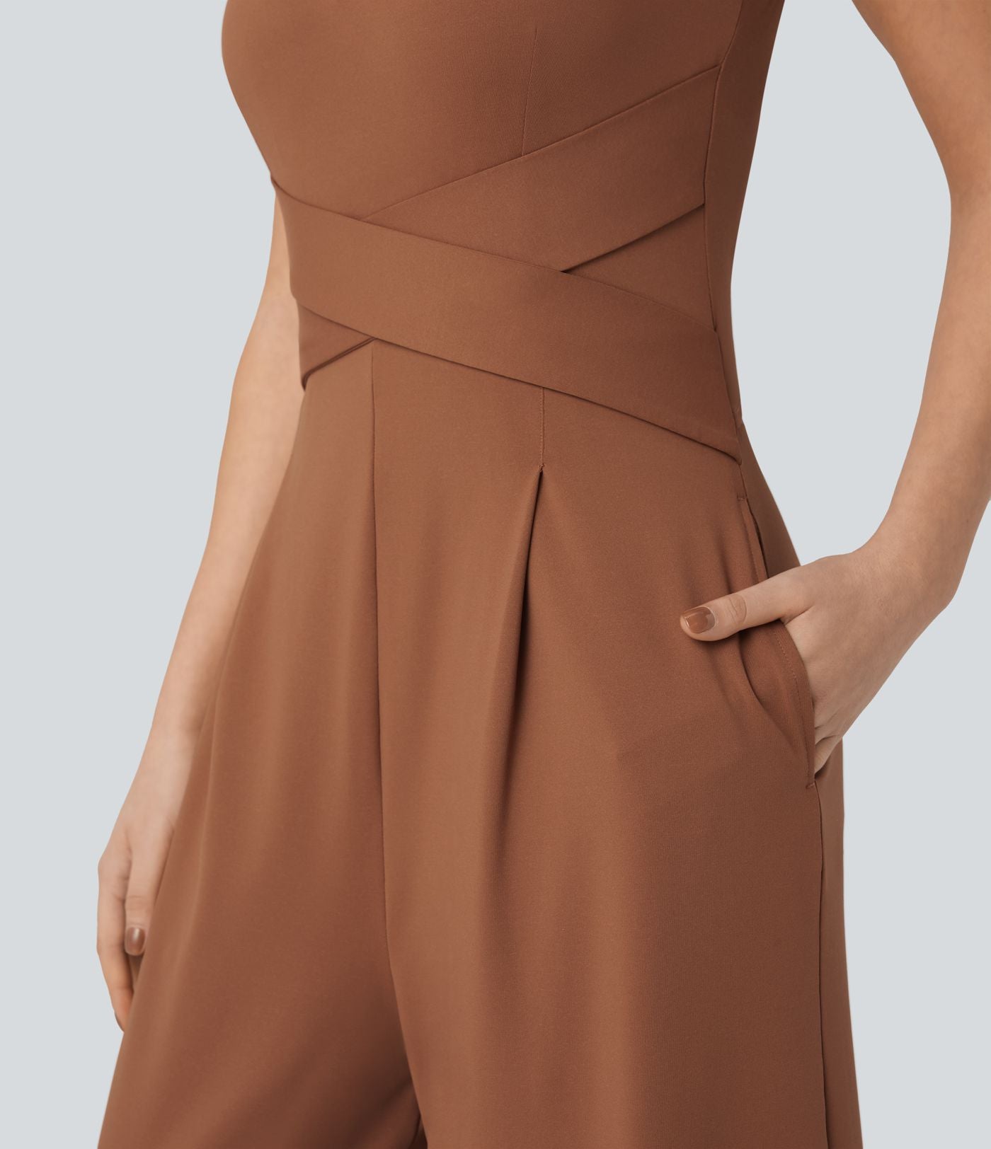 Combinaison casual sans manches dos U avec poches - Édition Easy Peasy