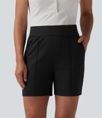 Short de golf séchage rapide taille mi-haute avec poches 12,5 cm - Golf Tee - UPF40+