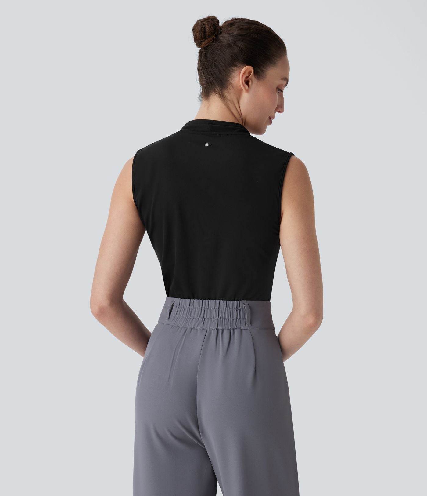 Blouse de travail Softlyzero™ Airy col V zippée sans manches Cool Touch - UPF50+