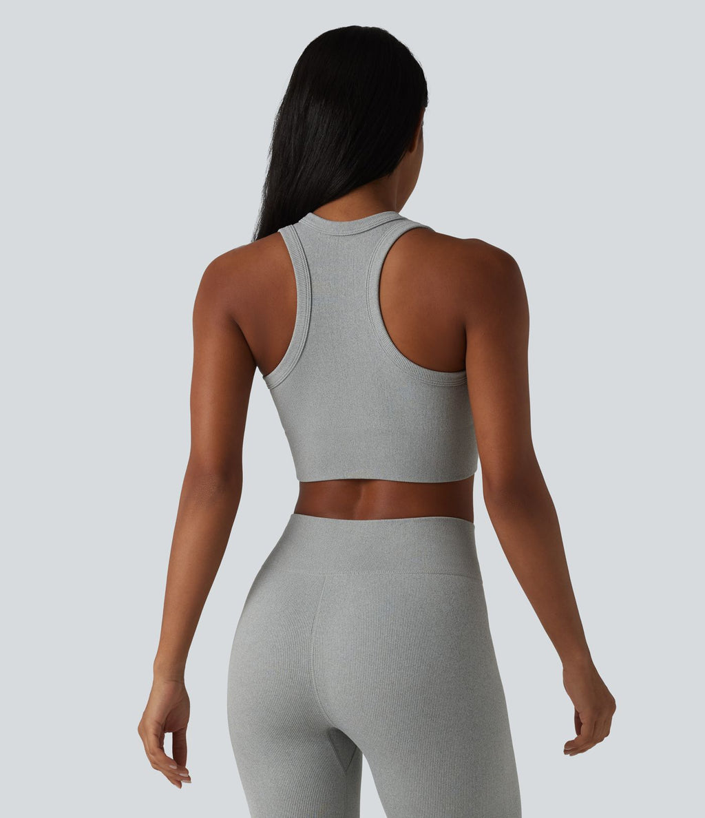 OneForm Seamless Flow Crop top casual dos nageur sans couture